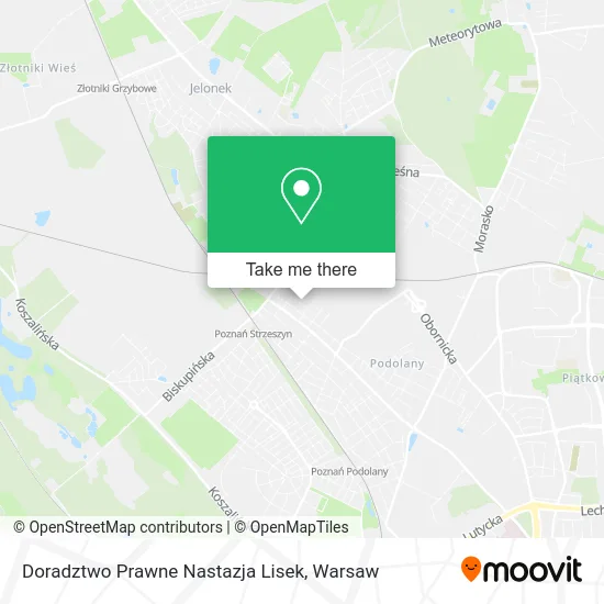 Карта Doradztwo Prawne Nastazja Lisek