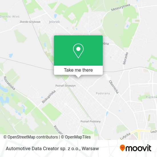 Карта Automotive Data Creator sp. z o.o.