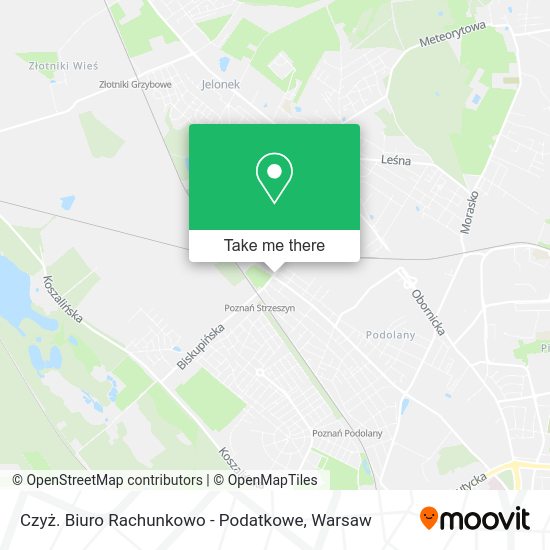 Czyż. Biuro Rachunkowo - Podatkowe map