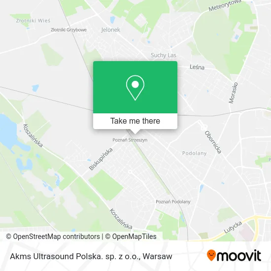 Карта Akms Ultrasound Polska. sp. z o.o.
