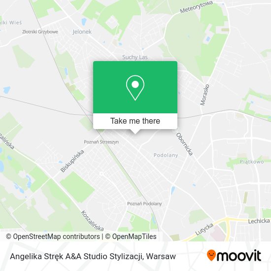 Angelika Stręk A&A Studio Stylizacji map