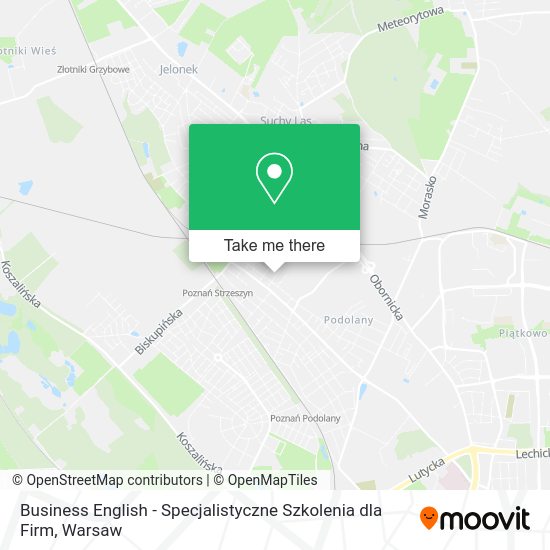 Business English - Specjalistyczne Szkolenia dla Firm map