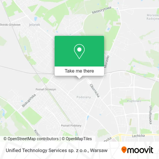 Карта Unified Technology Services sp. z o.o.