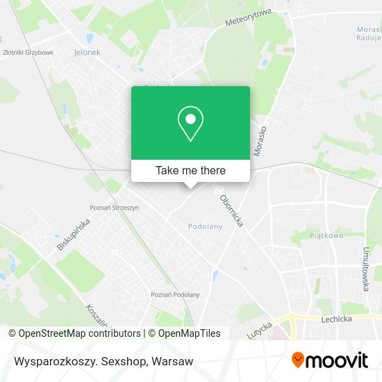 Wysparozkoszy. Sexshop map