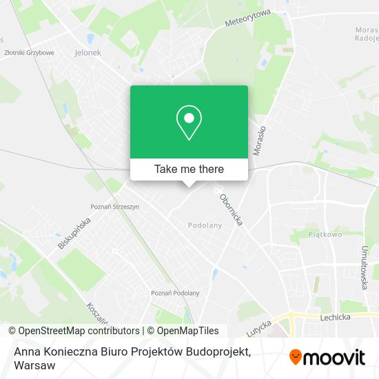 Anna Konieczna Biuro Projektów Budoprojekt map