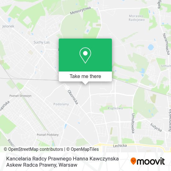 Kancelaria Radcy Prawnego Hanna Kawczynska Askew Radca Prawny map