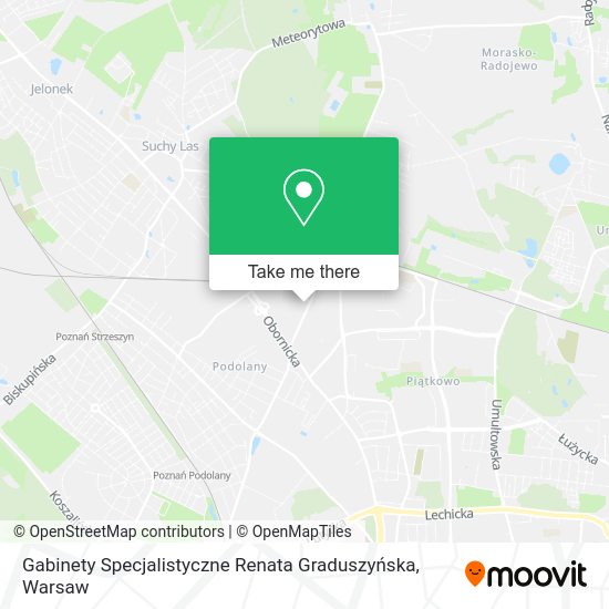 Gabinety Specjalistyczne Renata Graduszyńska map