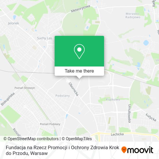 Fundacja na Rzecz Promocji i Ochrony Zdrowia Krok do Przodu map