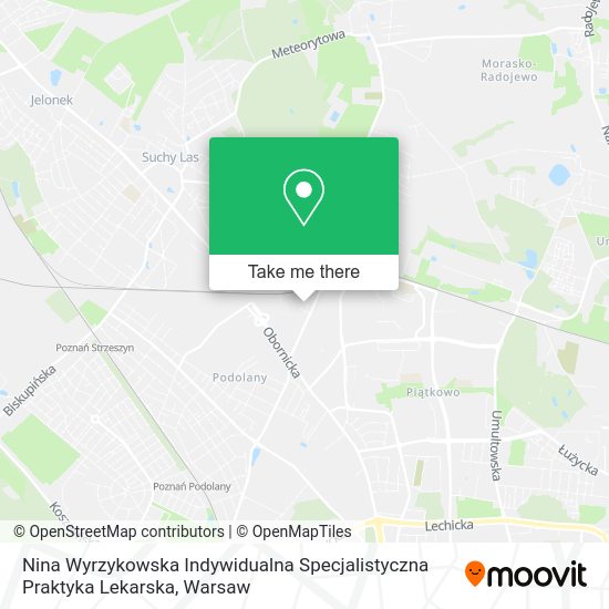 Nina Wyrzykowska Indywidualna Specjalistyczna Praktyka Lekarska map