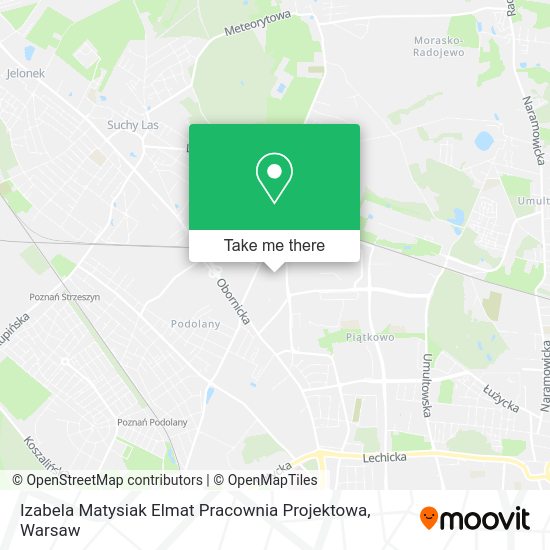 Izabela Matysiak Elmat Pracownia Projektowa map