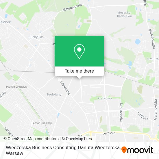 Wieczerska Business Consulting Danuta Wieczerska map