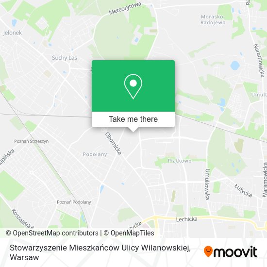 Stowarzyszenie Mieszkańców Ulicy Wilanowskiej map