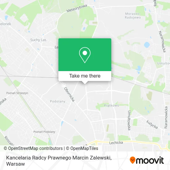 Карта Kancelaria Radcy Prawnego Marcin Zalewski