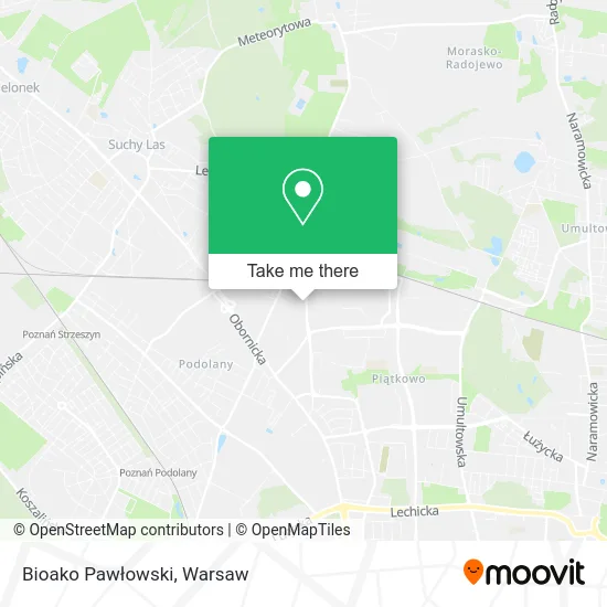Карта Bioako Pawłowski