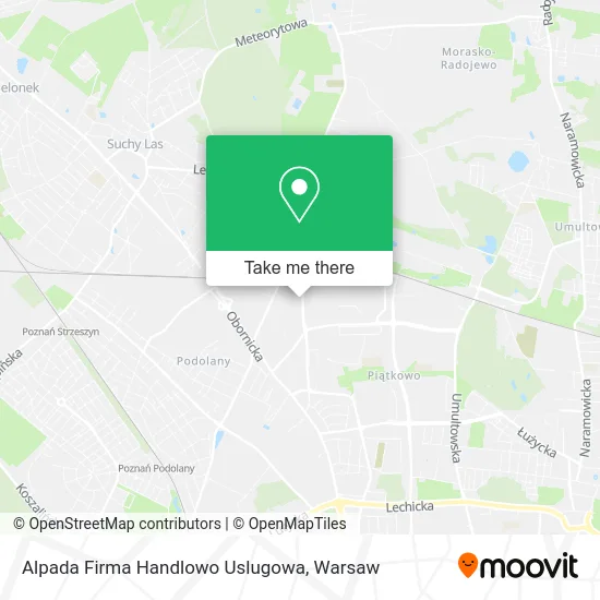 Карта Alpada Firma Handlowo Uslugowa