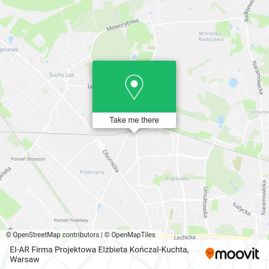 El-AR Firma Projektowa Elżbieta Kończal-Kuchta map