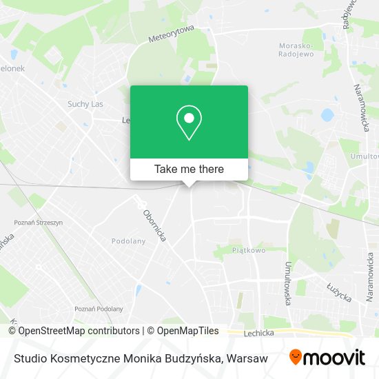 Studio Kosmetyczne Monika Budzyńska map