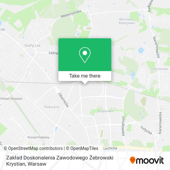 Zakład Doskonalenia Zawodowego Żebrowski Krystian map