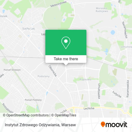 Instytut Zdrowego Odżywiania map