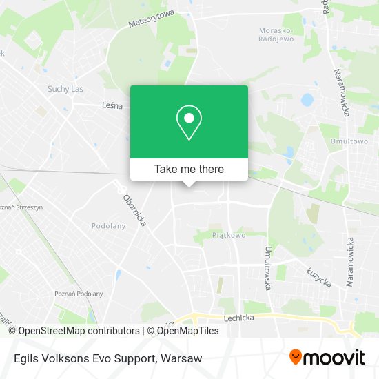 Egils Volksons Evo Support map