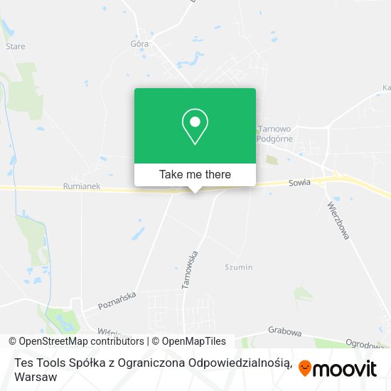 Tes Tools Spółka z Ograniczona Odpowiedzialnośią map