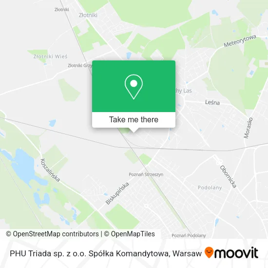 Карта PHU Triada sp. z o.o. Spółka Komandytowa