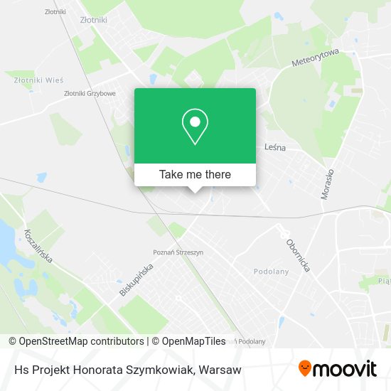 Hs Projekt Honorata Szymkowiak map