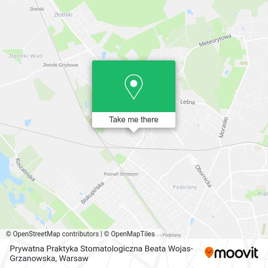 Prywatna Praktyka Stomatologiczna Beata Wojas-Grzanowska map