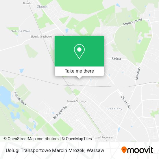 Usługi Transportowe Marcin Mrozek map