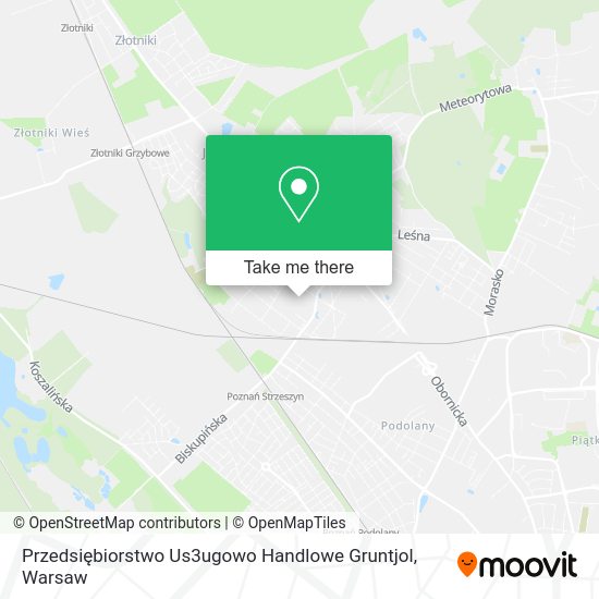 Przedsiębiorstwo Us3ugowo Handlowe Gruntjol map