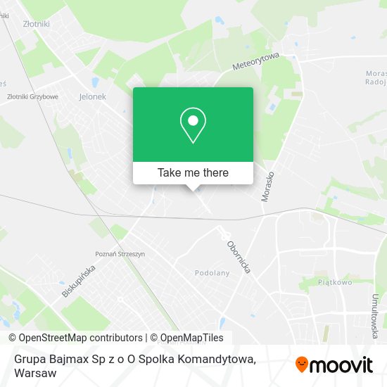 Grupa Bajmax Sp z o O Spolka Komandytowa map