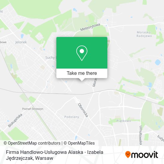 Firma Handlowo-Usługowa Alaska - Izabela Jędrzejczak map