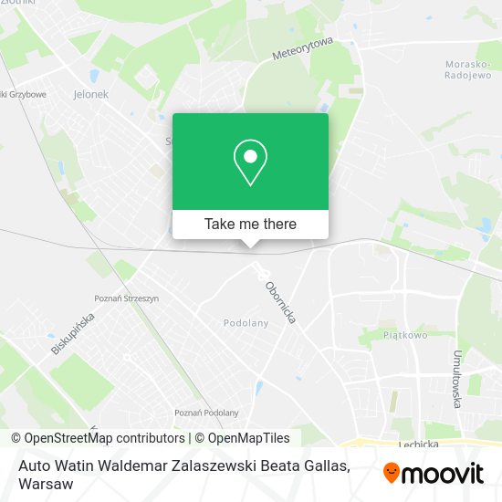 Auto Watin Waldemar Zalaszewski Beata Gallas map