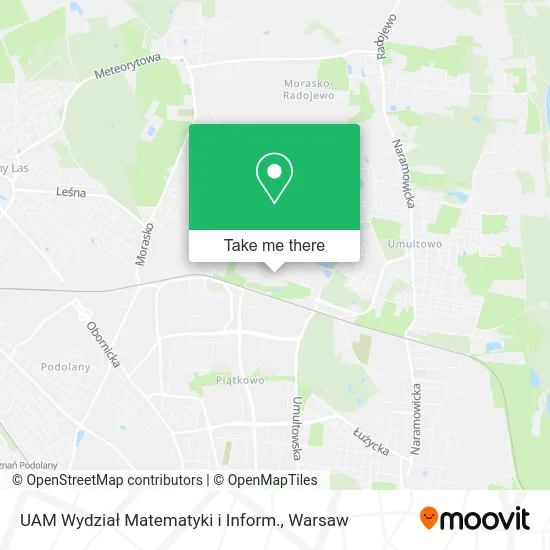 Карта UAM Wydział Matematyki i Inform.