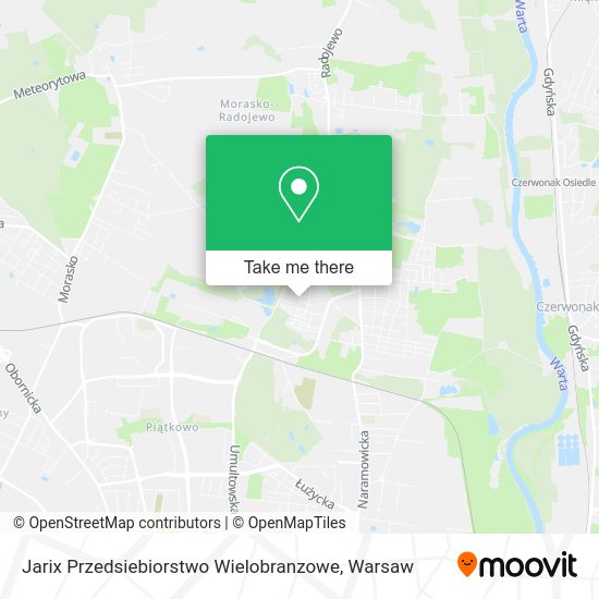 Jarix Przedsiebiorstwo Wielobranzowe map