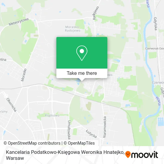 Карта Kancelaria Podatkowo-Księgowa Weronika Hnatejko