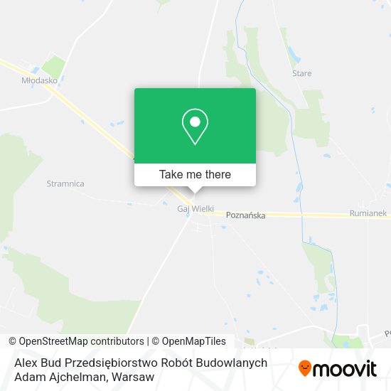 Alex Bud Przedsiębiorstwo Robót Budowlanych Adam Ajchelman map