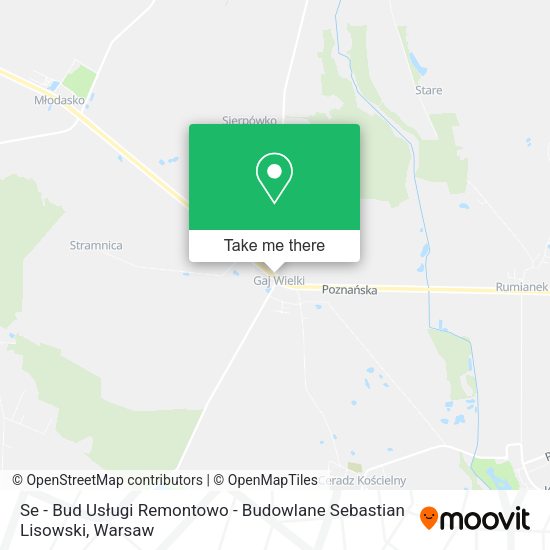Карта Se - Bud Usługi Remontowo - Budowlane Sebastian Lisowski