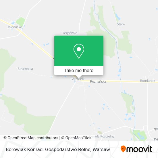 Borowiak Konrad. Gospodarstwo Rolne map