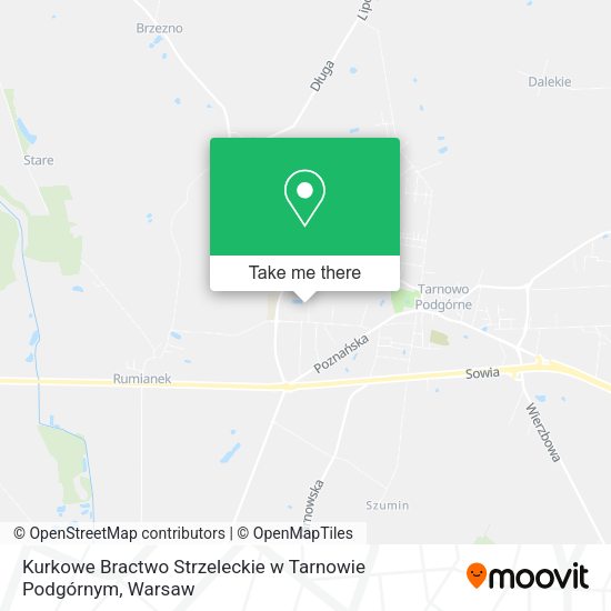 Kurkowe Bractwo Strzeleckie w Tarnowie Podgórnym map