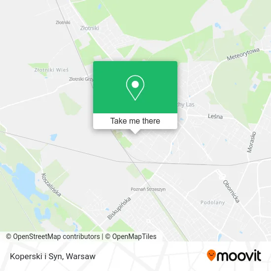 Карта Koperski i Syn