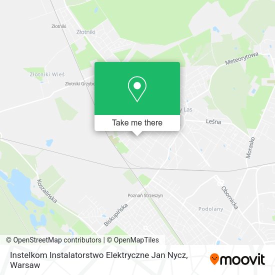 Instelkom Instalatorstwo Elektryczne Jan Nycz map