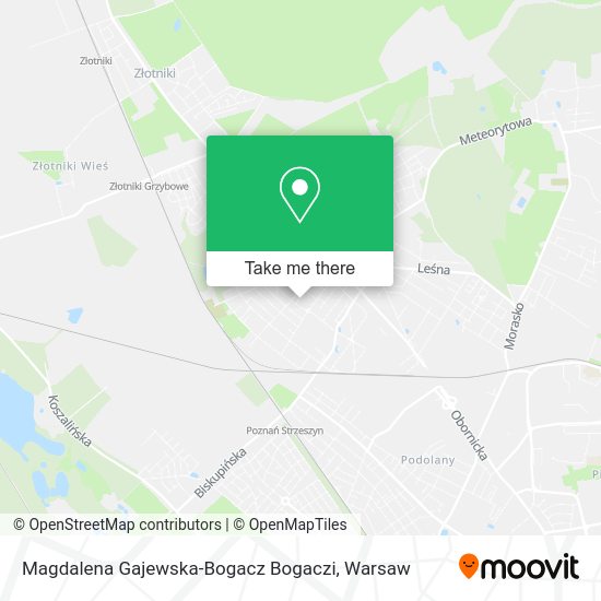 Magdalena Gajewska-Bogacz Bogaczi map