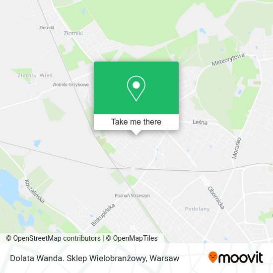 Dolata Wanda. Sklep Wielobranżowy map