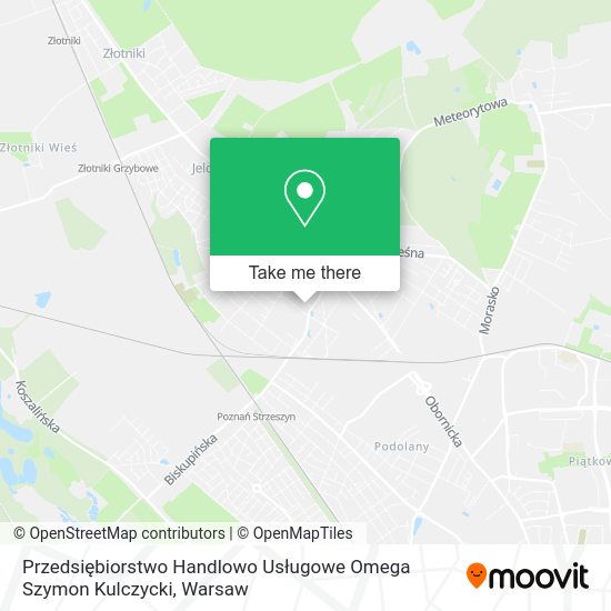 Przedsiębiorstwo Handlowo Usługowe Omega Szymon Kulczycki map