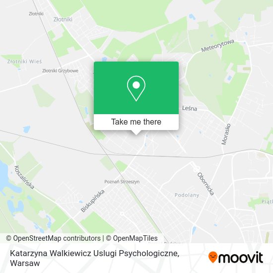 Katarzyna Walkiewicz Uslugi Psychologiczne map