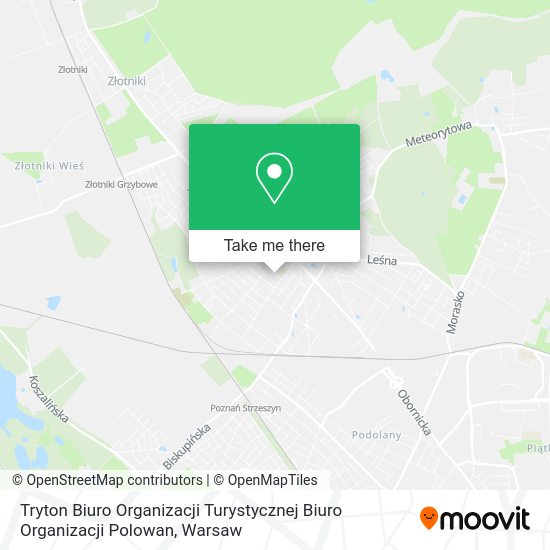 Tryton Biuro Organizacji Turystycznej Biuro Organizacji Polowan map