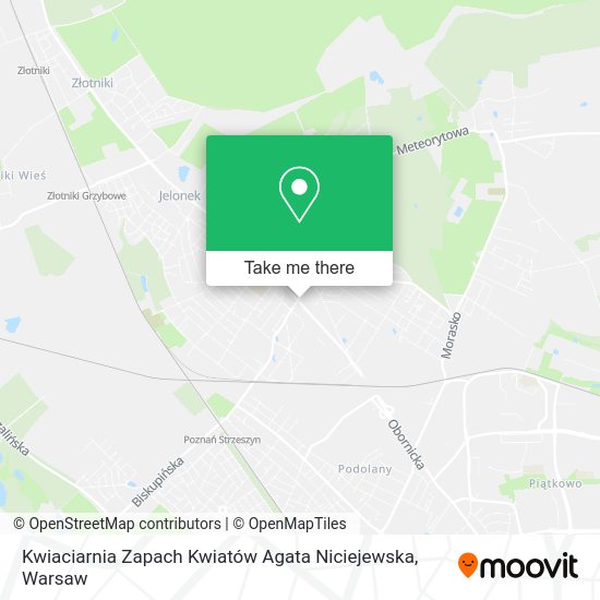 Kwiaciarnia Zapach Kwiatów Agata Niciejewska map