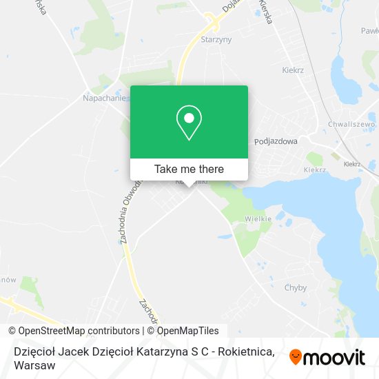 Dzięcioł Jacek Dzięcioł Katarzyna S C - Rokietnica map