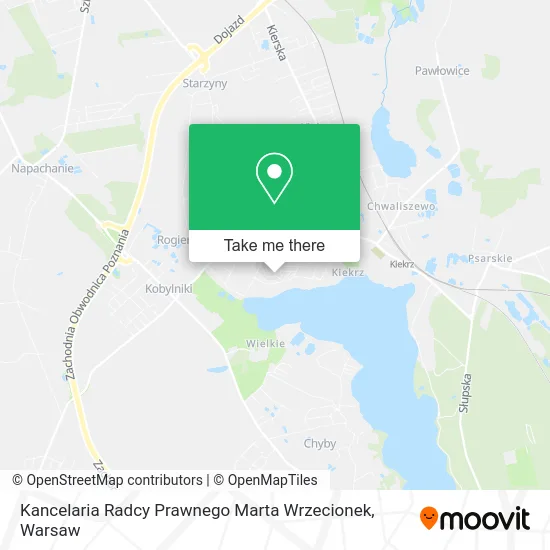 Карта Kancelaria Radcy Prawnego Marta Wrzecionek